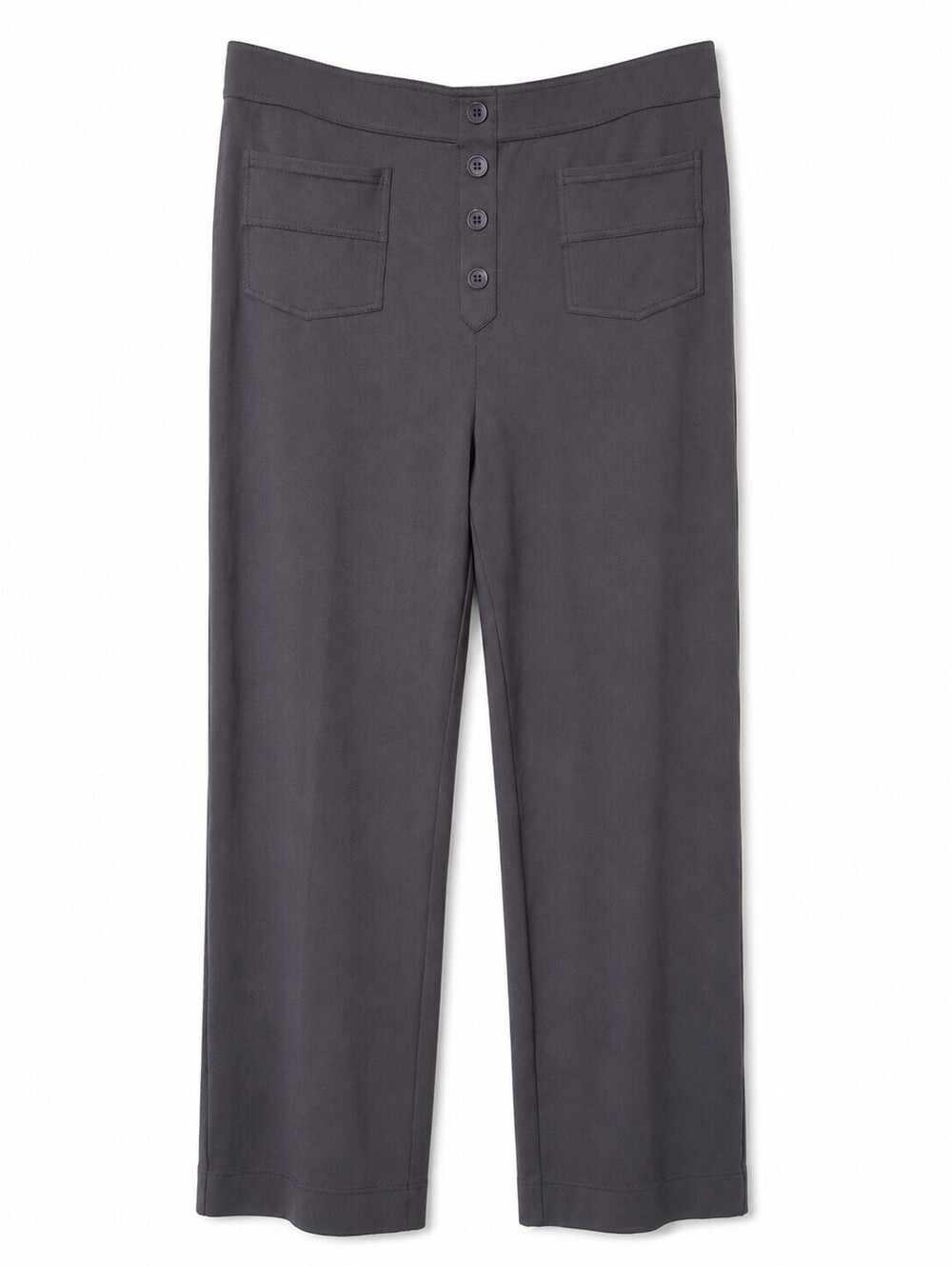 Halara Day Stretch High Waisted Pockets Straight Leg Casual Pant XL Tall Gray